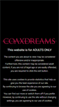 Mobile Screenshot of coaxdreams.com
